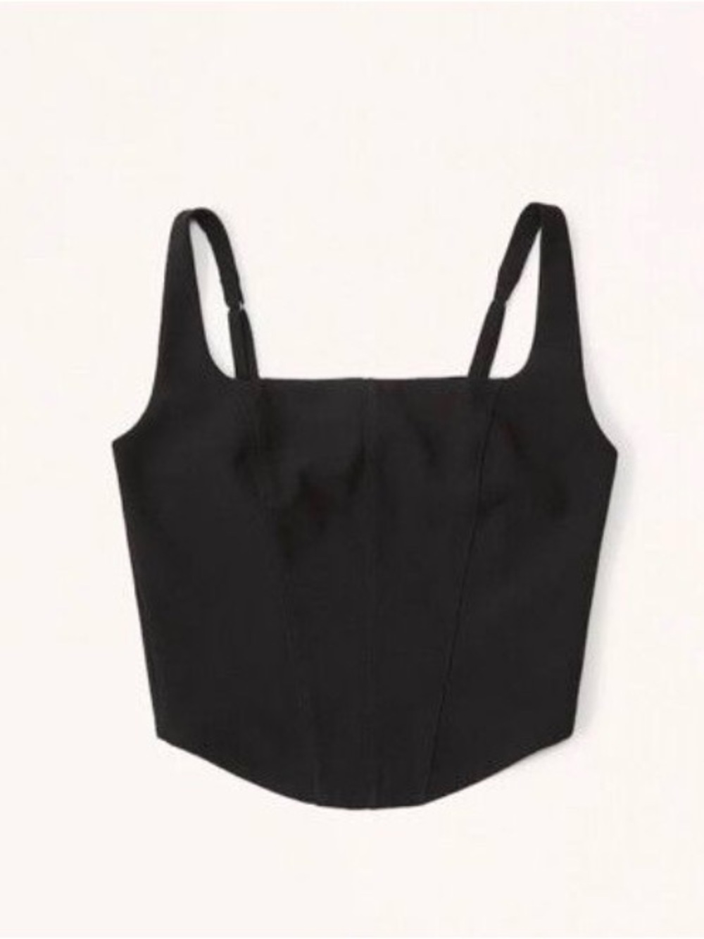 Abercrombie & Fitch Black Square-Neck Camisole
